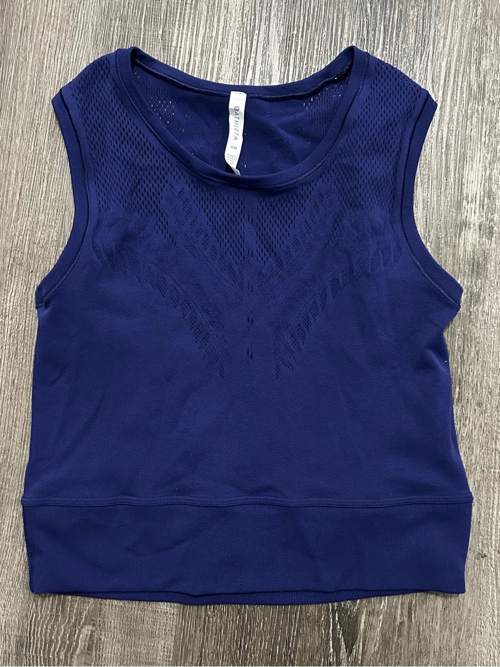 athleta ujjayi seamless crop tank